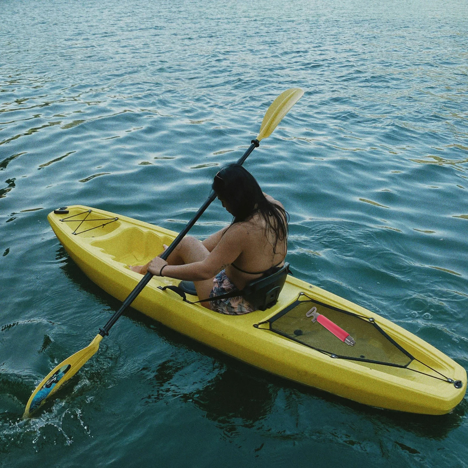 1 مجموعة 1 مجموعة دليل الآسن لمقبض مريح تصريف المياه السريعة كاياك آسن مضخة يدوية لزورق مضخة مياه محمولة كاياك #3