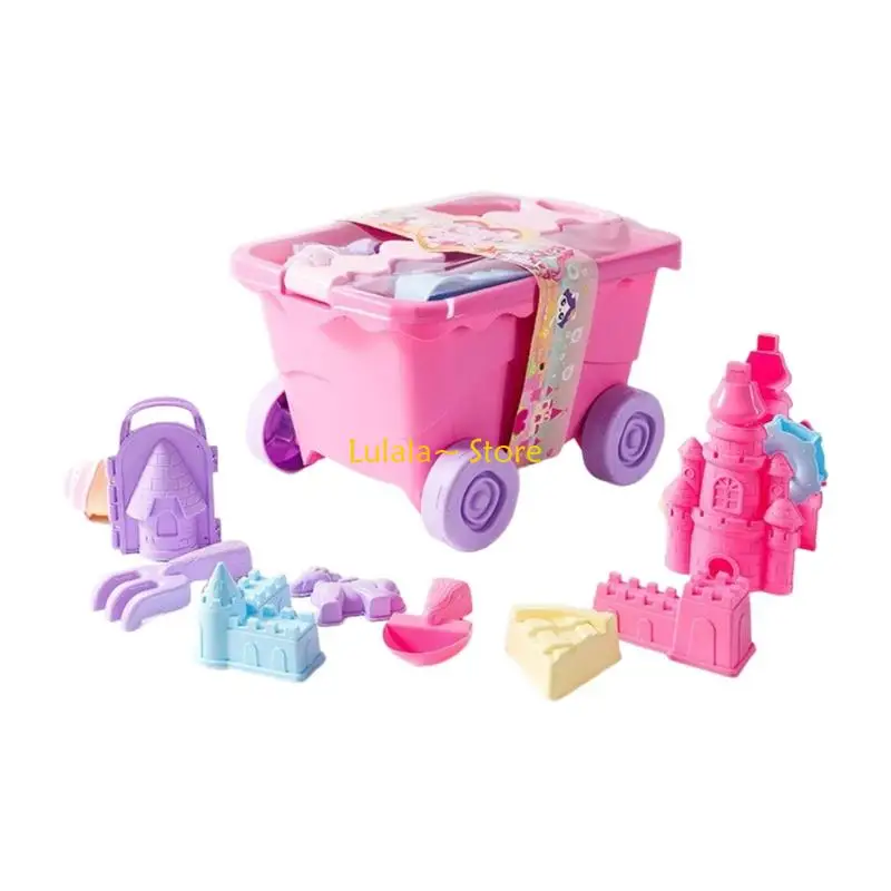 Y4QA Colorful ABS Plastic Beach Toy Set For Children Outdoor Sand Activities