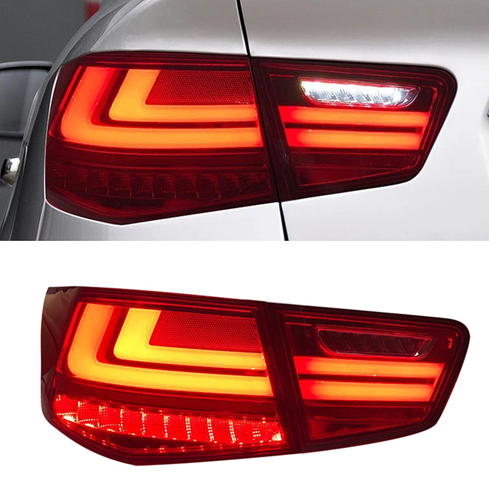 

LED Dynamic Rear Turn Signal Running Brake Light Taillight Assembly Taillight Tail Lamp For Kia Forte 2009 2010 2011 2012 2013