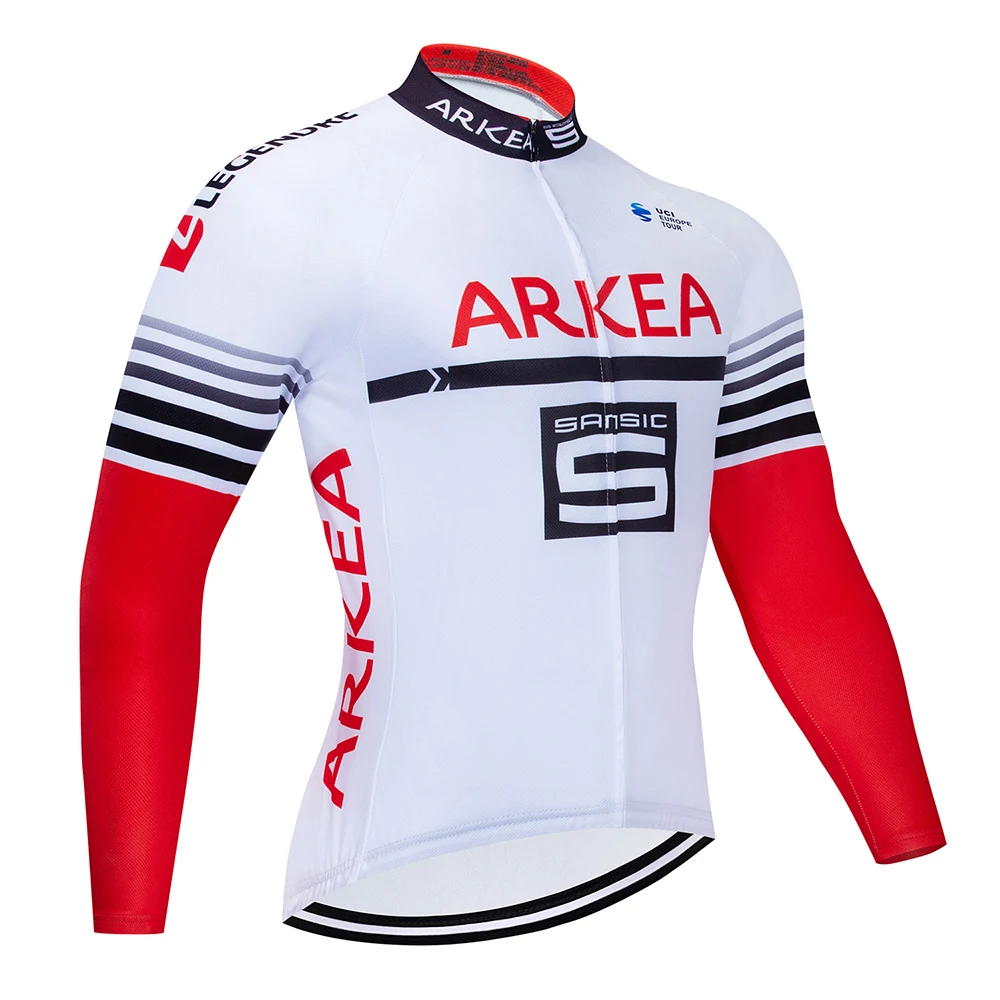 

2025 Cycling Clothing ARKEA Team Cycling Jersey Long Sleeves Summer Road Bike Maillot Ropa Ciclismo Breathable Bicycle T-shirt