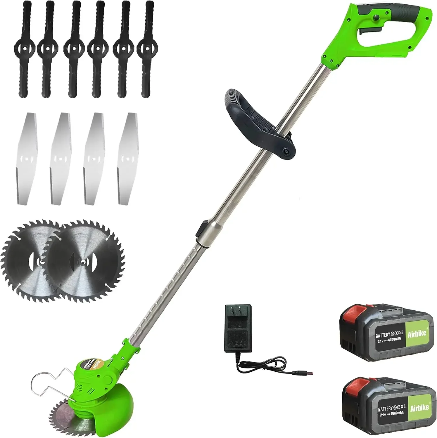 Brush Cutter Weed Wacker Weed Eater Edger Lawn Tool (Upgraded Version), Extended, Lightweight, for Lawn, Yard, Garden, S