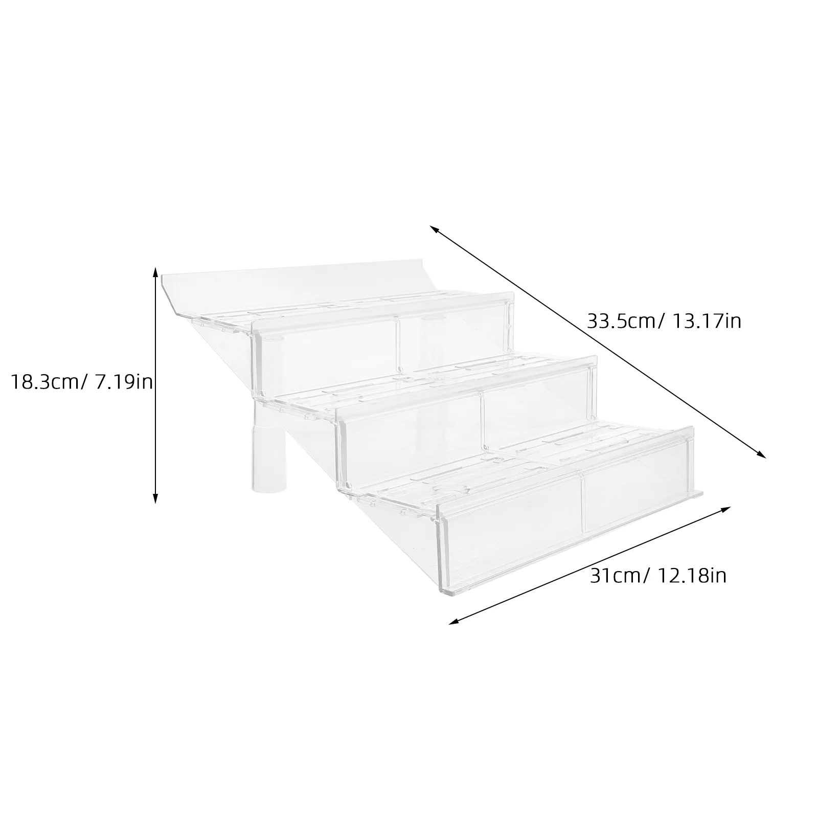 Freezer Display Stand Dessert Stands Holder Cake Transparent Plastic Risers for