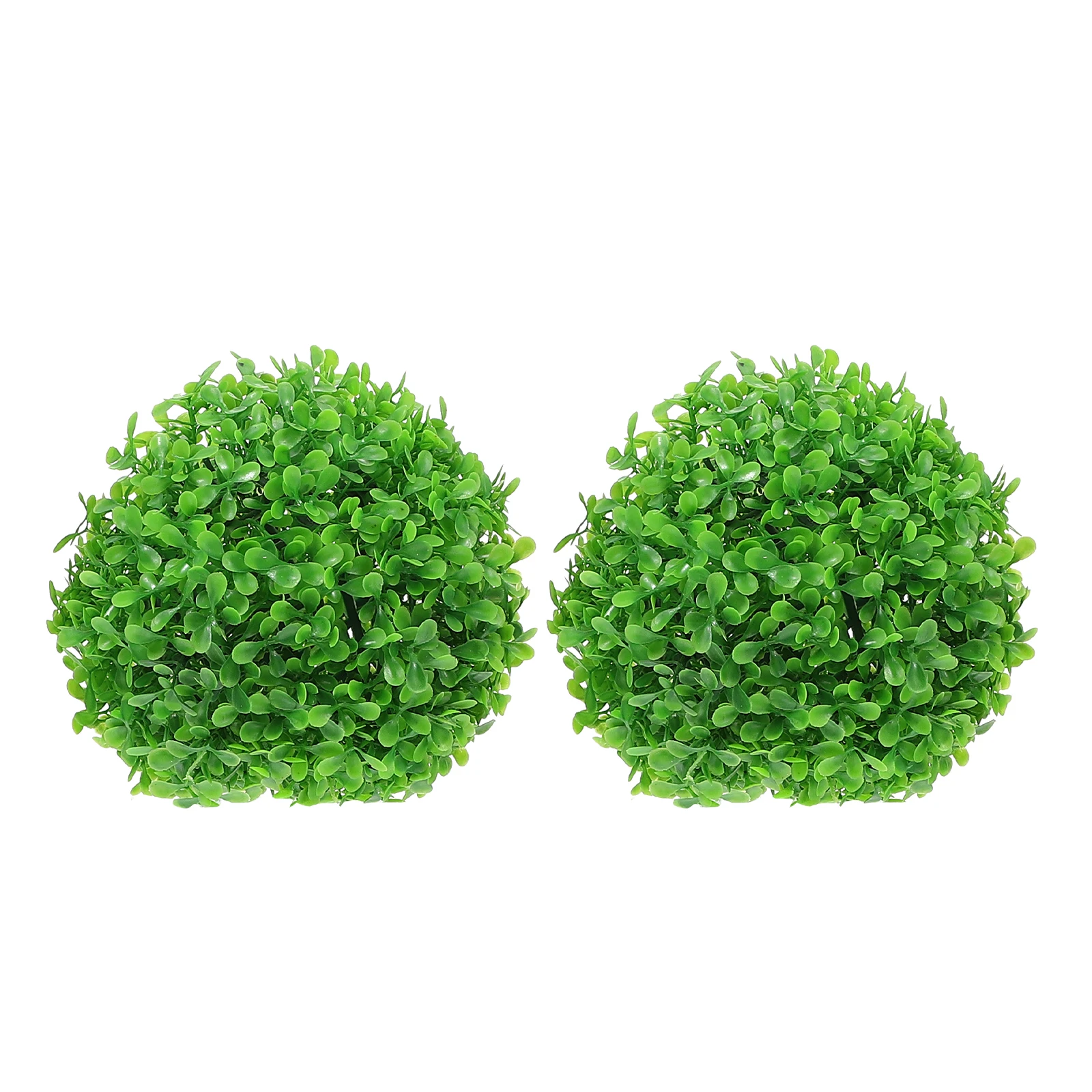 

2Pcs Artificial Plant Balls Green Decorative Home naments Lightweight Indoor Outdoor Wedding Party Supplies Topiary BallsGrass