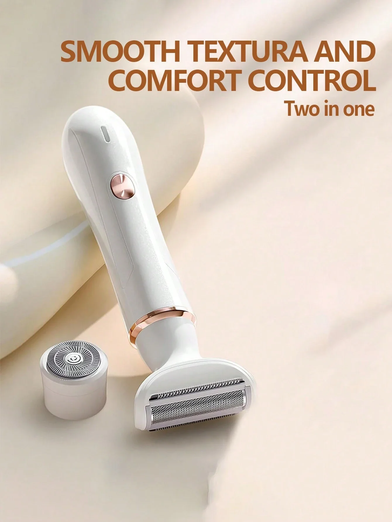 1 шт., женская многофункциональная бритва 2-в-1, устройство для удаления волос, перезаряжаемая от USB, для удаления волос для всего тела