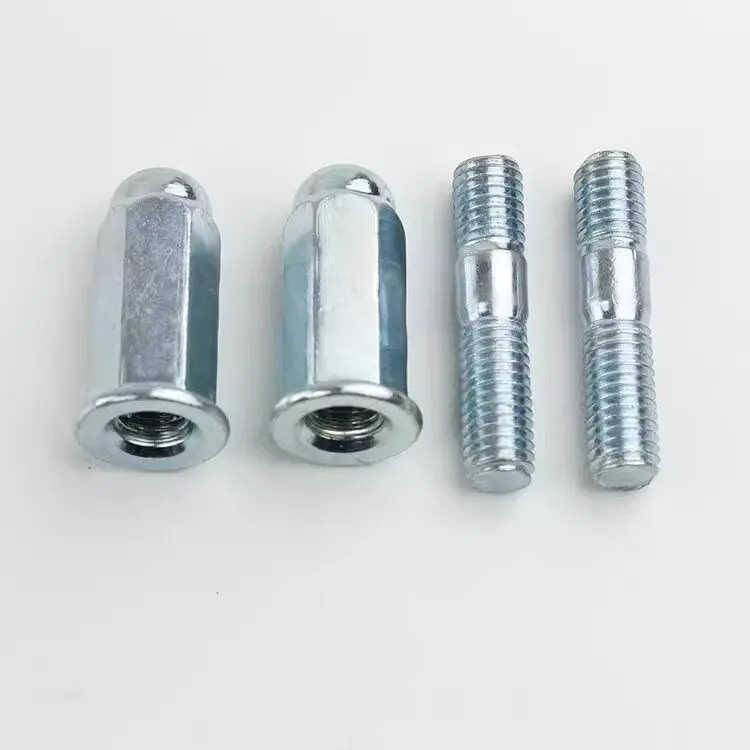 Motorcycle Exhaust Stud Bolt Nut Kit Muffler Fixing Screw Fit For Brixton, Sanyang Cyber ADV