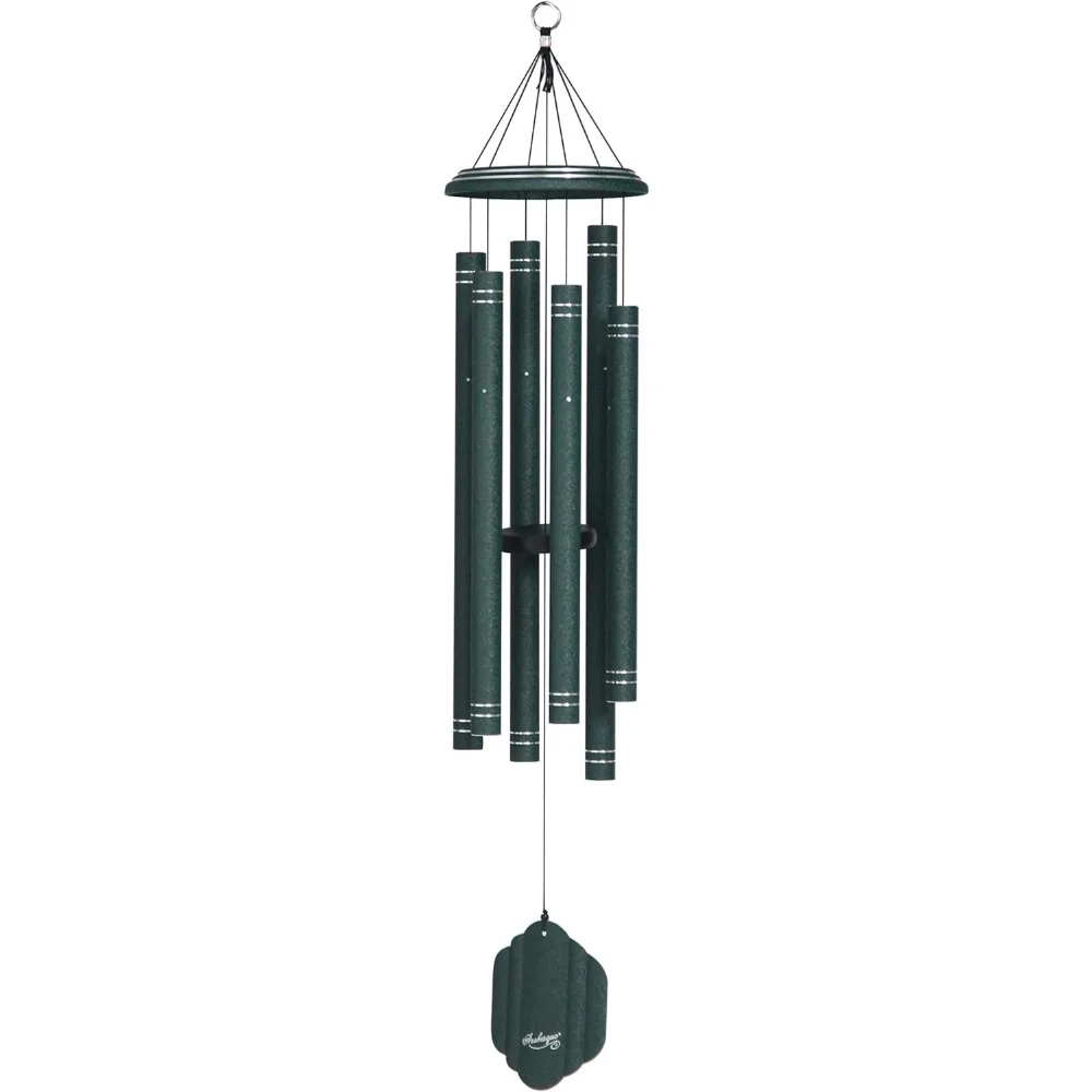 

44 inch Emerald Wind Chime Simple, high-end, and fresh for Patio, Backyard, Garden, and Outdoor décor (Aluminum Chime)