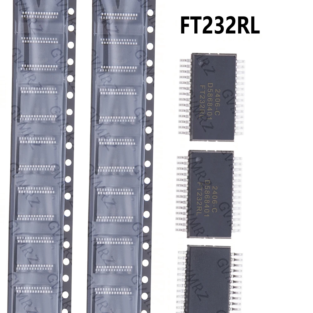 5/10PCS SSOP28 FT232RL SSOP28 FT232 SSOP SMD USB UART ( USB - Serial) I.C.