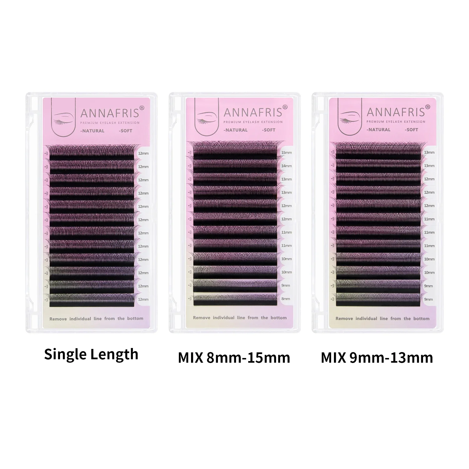 6D W-Shaped False Eyelashes Natural Volume Fans