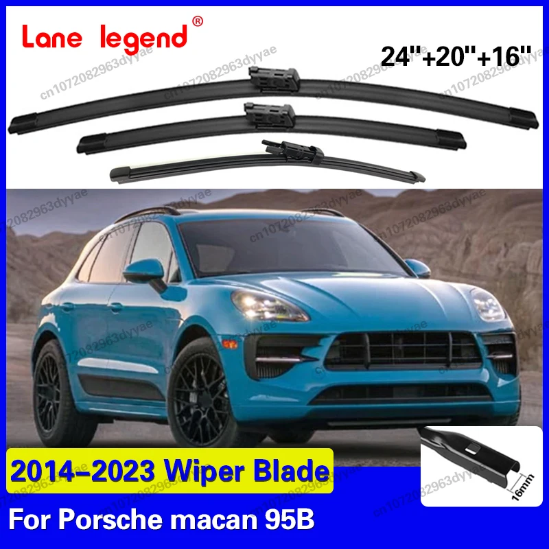 1 Satz Front- und Heckscheibenwischer für Porsche Macan 95B 2014-2023 2015 2016 2017 2018 2019 Zubehör