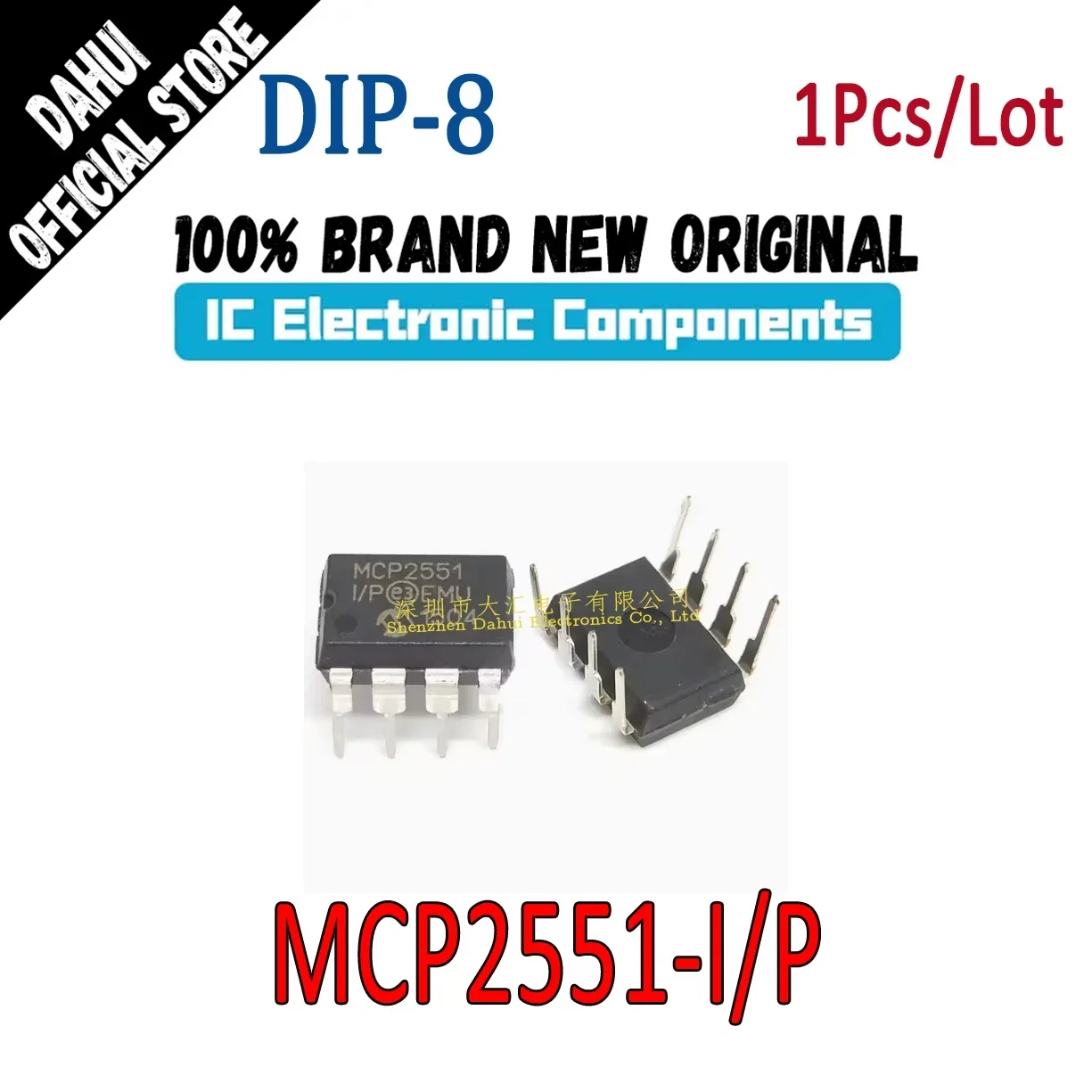 MCP2551-I/P MCP2551T MCP2551 I P DIP-8 CAN bus transceiver chip IC new original