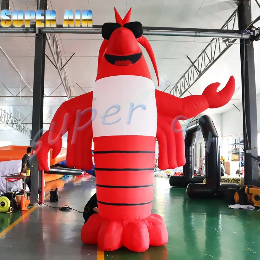 Aangepaste buitenactiviteiten 5m Hign gigantisch opblaasbaar bobster opblaasbaar diermodel te koop