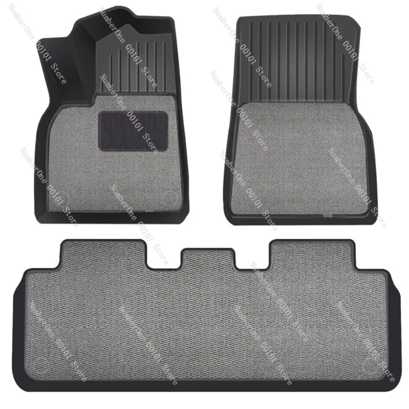 Tesla Huan new version model3 floor mats and front and trunk mats, original pattern TPE floor mats