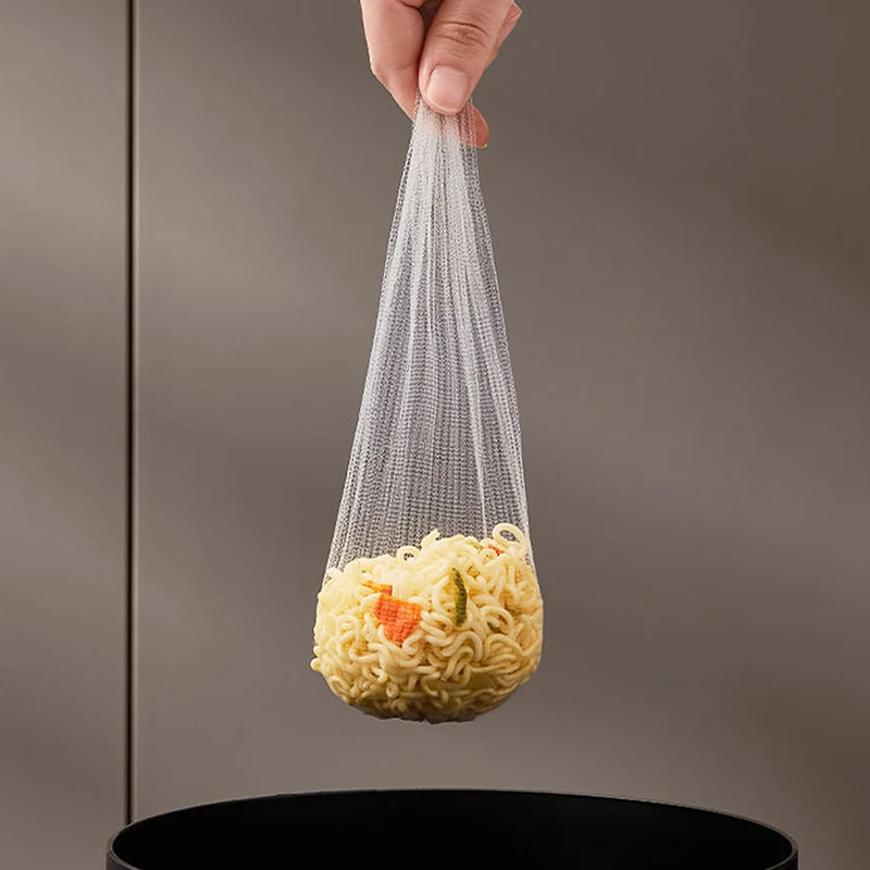 Hanging Net Filter Bag Multi-Purpose Drainage Rack Drain Basket Kitchen Sink Filter Leftovers Soup Food Drainer