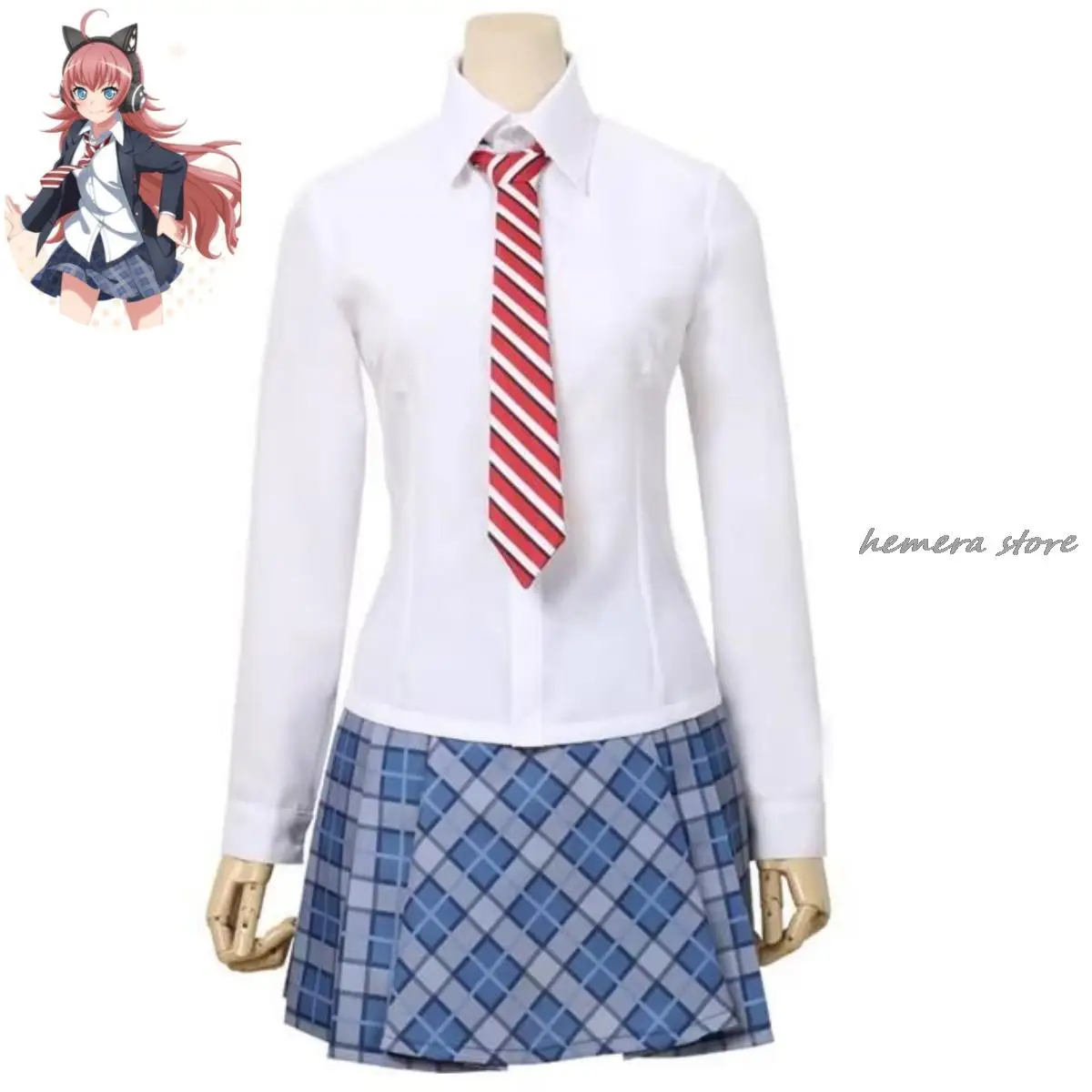 Anime Bang Droom! Chu² Chu Cosplay Kostuum Burn-Out!!! Opvoeden Een Suilen Tamade Chiyu School Uniform Man Vrouw Sexy Halloween Pak