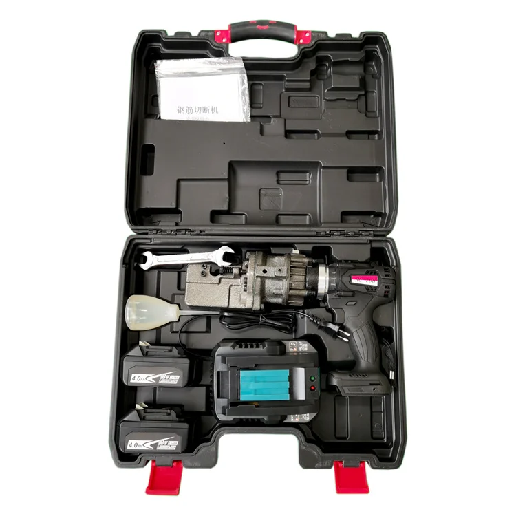 Automatic Hydraulic 16mm Rebar Cutting Machine 18V Wireless Efficient Portable