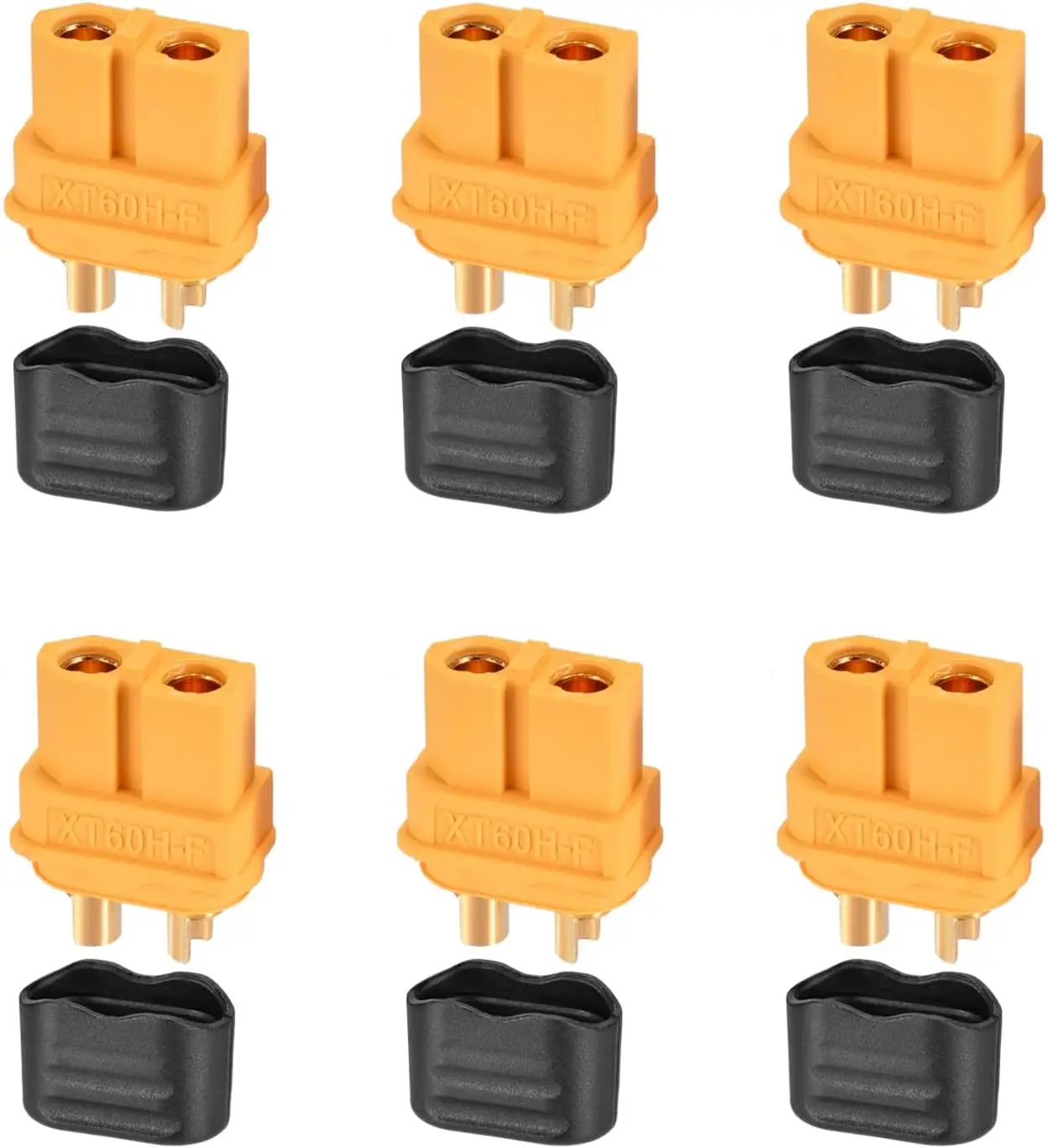 XT60 Male Female Bullet Adapters XT60 Connector Power Plugs with Sheath for RC Lipo Battery Car Boat XT-60-M XT-60-F Connectors - view 3
