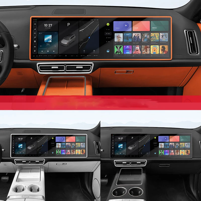 Car Central Control Screen Decoration Frame for Li Lixiang L6 L7 L8 L9 MEGA Leading Ideal Protective Cover Trim Accessory