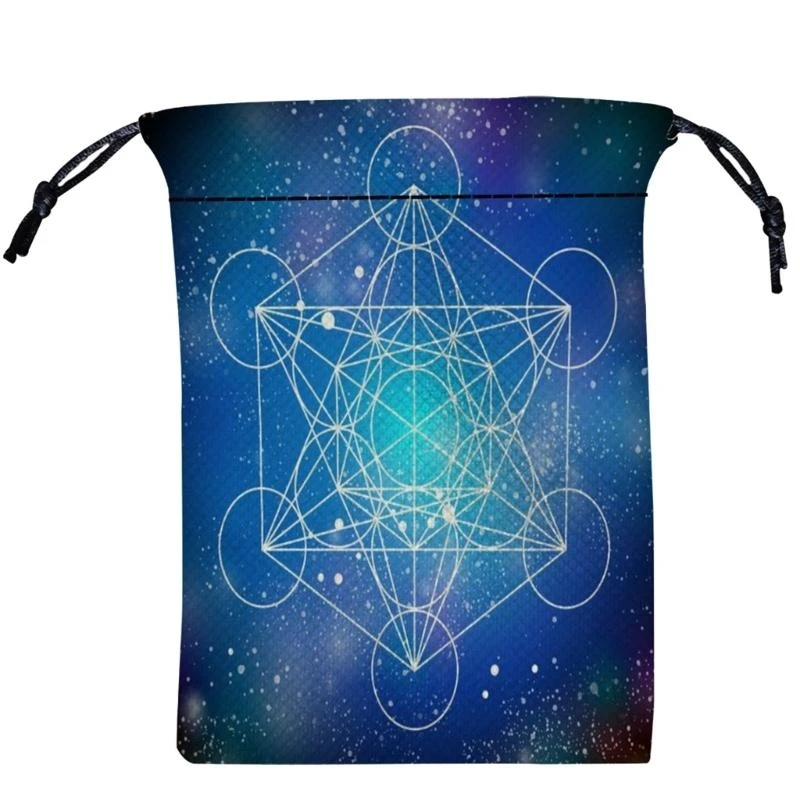 

Drawstring Dices Bag Astrolabes Divinations Tarots Card Bag Board Game Mini Flannelette Jewelry Packagings Storage
