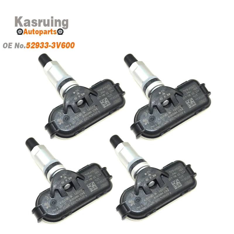 4PCS High Quality TPMS Tire Pressure Sensor For Hyundai Grandeur i40 Rio Hi-Line Azera HG 2014-2017 52933-3V600 529333V600