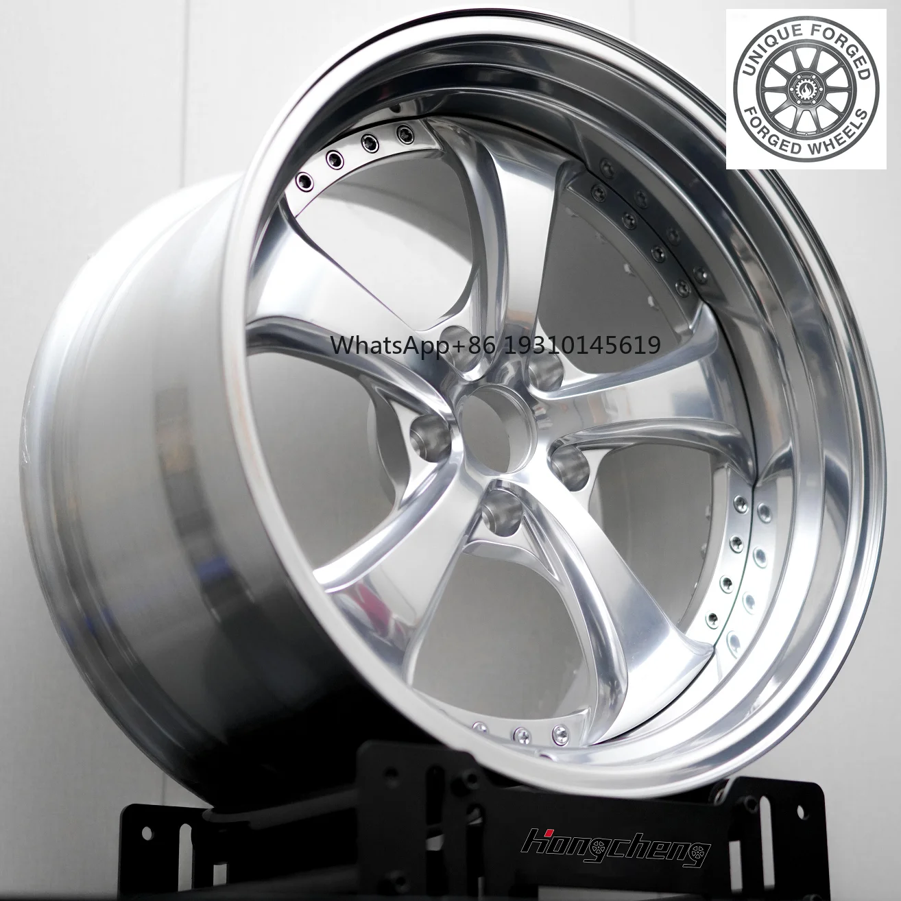 26Style Polished Deep Lip 2-Piece Forged Rim 18-20 Inch 5×114.3 For Lexus IS300 Nissan 350Z 370Z S13 R32 BMW Benz