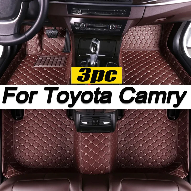 

Автомобильные коврики для Toyota Camry 2012-2017, 2013, 2014, 2015, 2016, индивидуальные автомобильные подкладки для ног, задняя крышка, аксессуары для интерьера