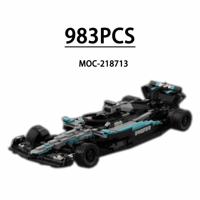 moc-218713-f1-voiture-de-course-25-modele-de-voiture-quatre-roues-motrices-course-983-pieces-de-blocs-de-construction-cadeau-d'anniversaire-cadeau-de-noel