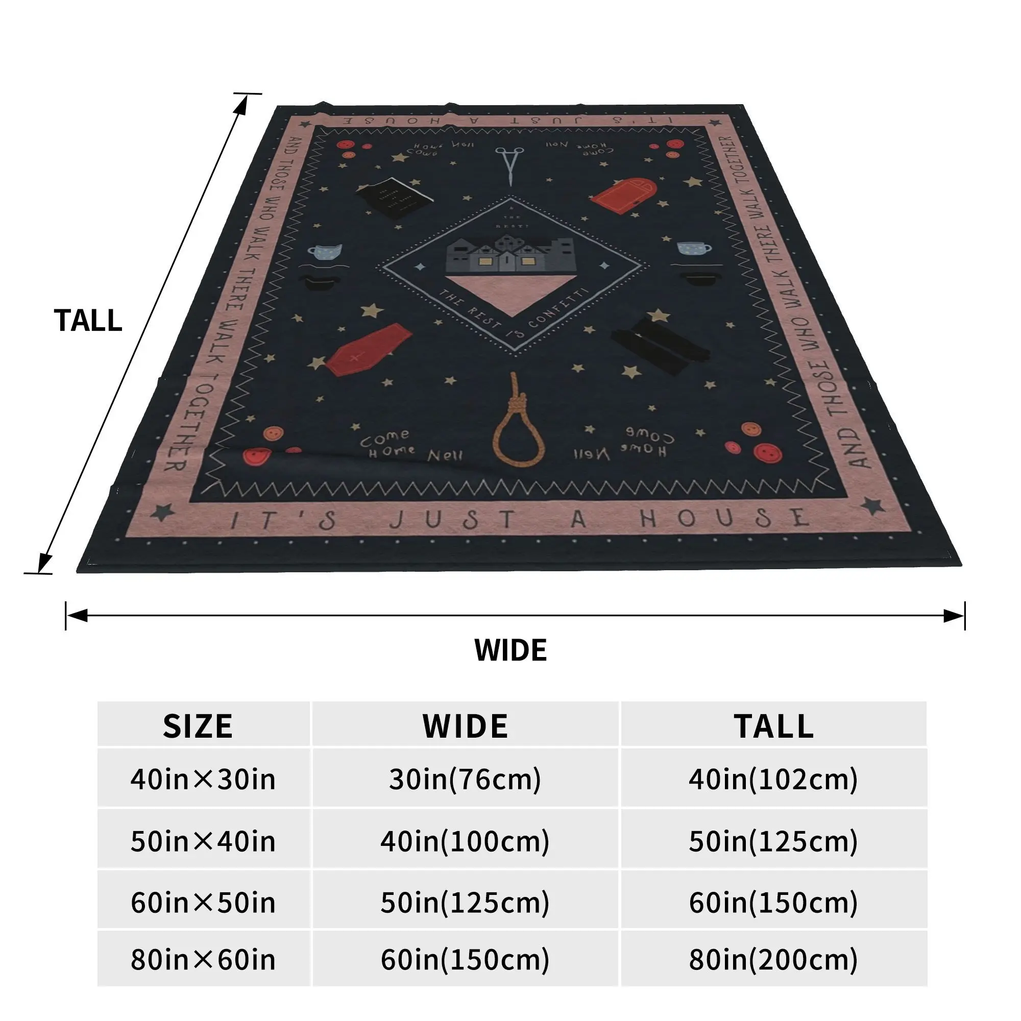 the haunting of hill house Blankets Soft Warm Flannel Throw Blanket Bedspread for Bed Living room Picnic Travel Home Sofa