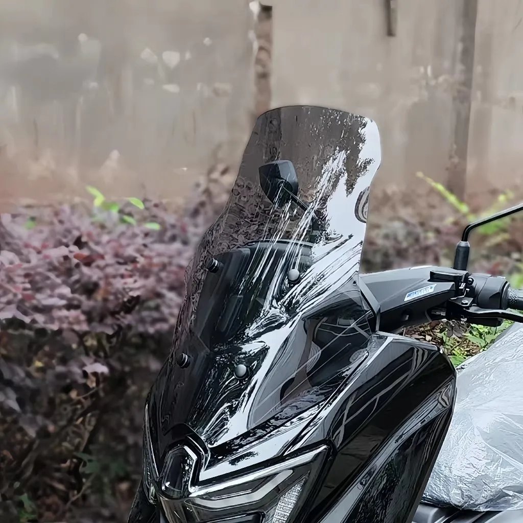 FOR Yamaha NMAX155 2025 Special Extended Windshield Thick Weather-Resistant PC Wind Screen UV-Resistant Resists Whitening