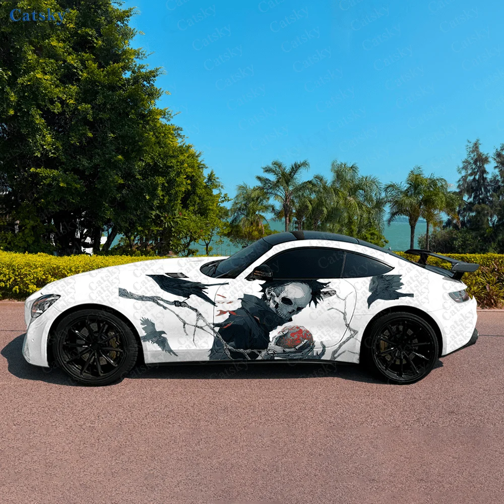 

Винтажная виниловая наклейка для автомобиля Dark Crow Boy, самоклеящаяся наклейка из ПВХ, подходит для грузовиков, внедорожников, украшения, автоаксессуары, подарок