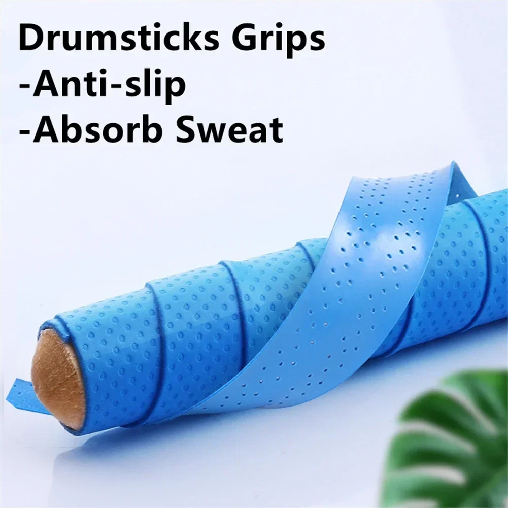 Anti-slip Drumsticks Grips High Quality PU Sweat Absorbed Drum Sticks Tape For 7A 5A 5B 7B Drumstick Instrument Accessories