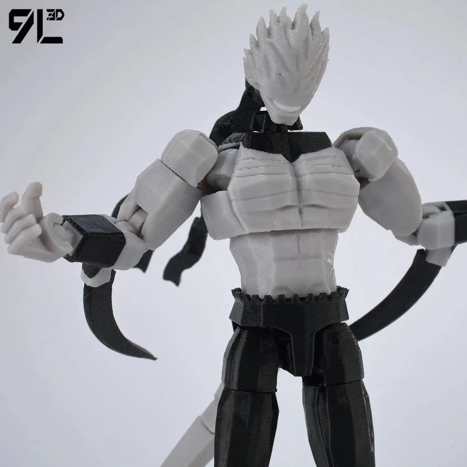 9L3D Titan 13 Vormontiertes Gojo Sukuna Jujutsu Toji Actionfiguren-Set 3D-Druck Dummy Glücksbringer Vollkörper Mechanischer Roboter Spielzeug – Detail 16
