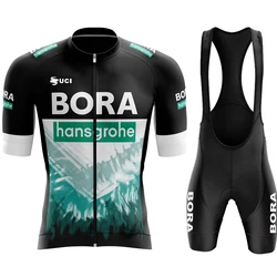 Men's Summer Clothes 2024 Cycling Mtb Blouse Uniform Man UCI BORA Complete Clothing Mens Sets Costume Bike Shorts Bib Pants Team