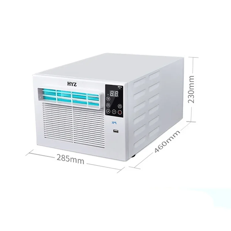 Portable Mobile Air Conditioning Dehumidification Desktop Mini Cooling and Heating Machine Free Installation with Remote Control