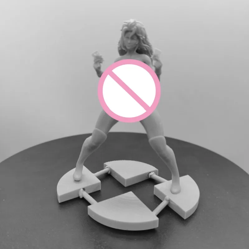 1/24 Scale 75mm Resin Model Kit Magician Unassembled Diorama and Unpainted Diy Miniatures Toys Figure