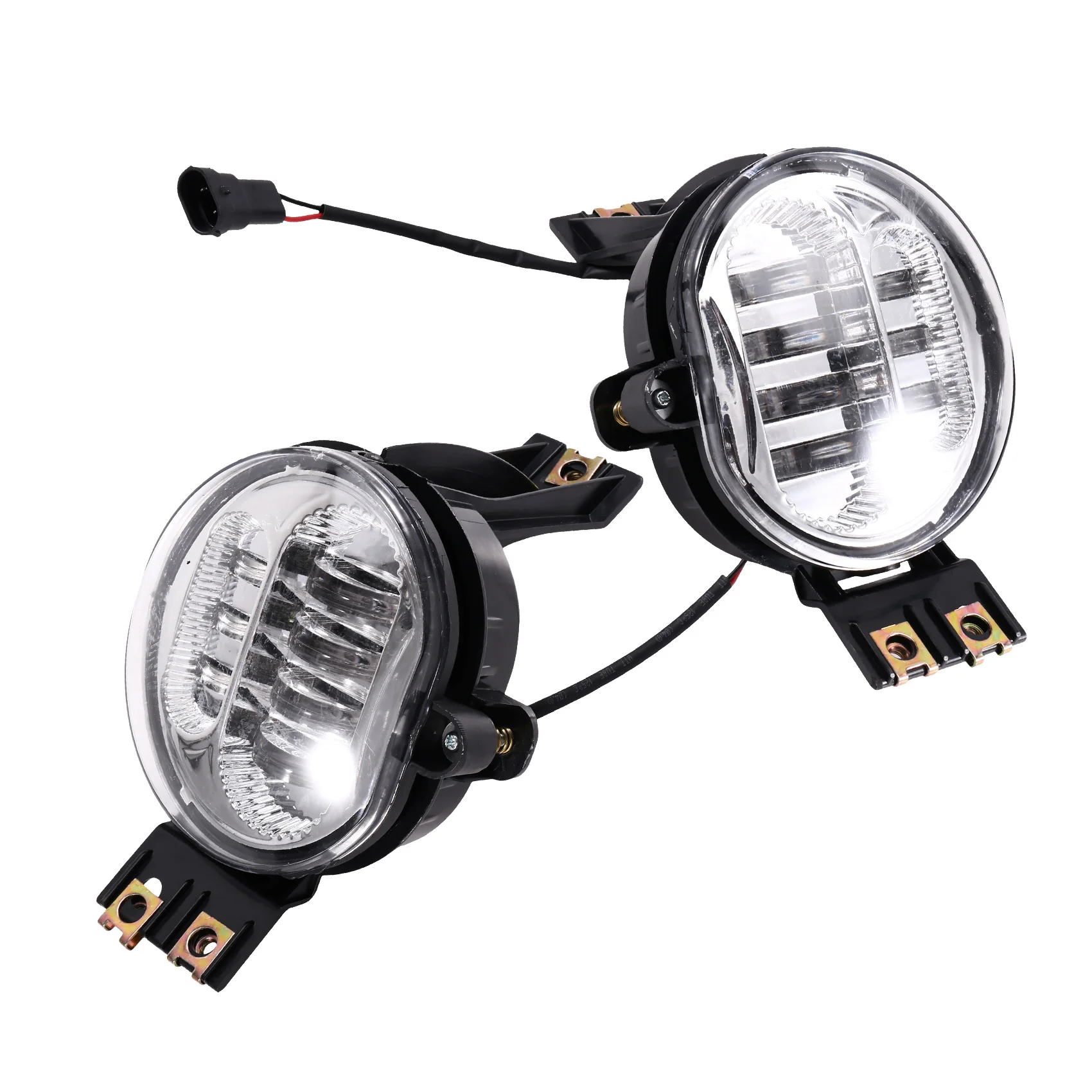 A99F-1Set Front Fog Lights 55077475AC 55077474AC 55077239AB 55077238AB For Dodge Ram 2002-2008 Jeep Grand Cherokee 2003-2006