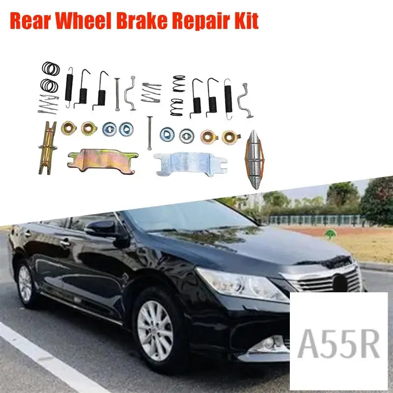 

5R-1Set Car Rear Wheel Brake Repair Kit For Toyota Camry 2007-2016 Hand Brake Pedal Replacement Parts Accessories Kit