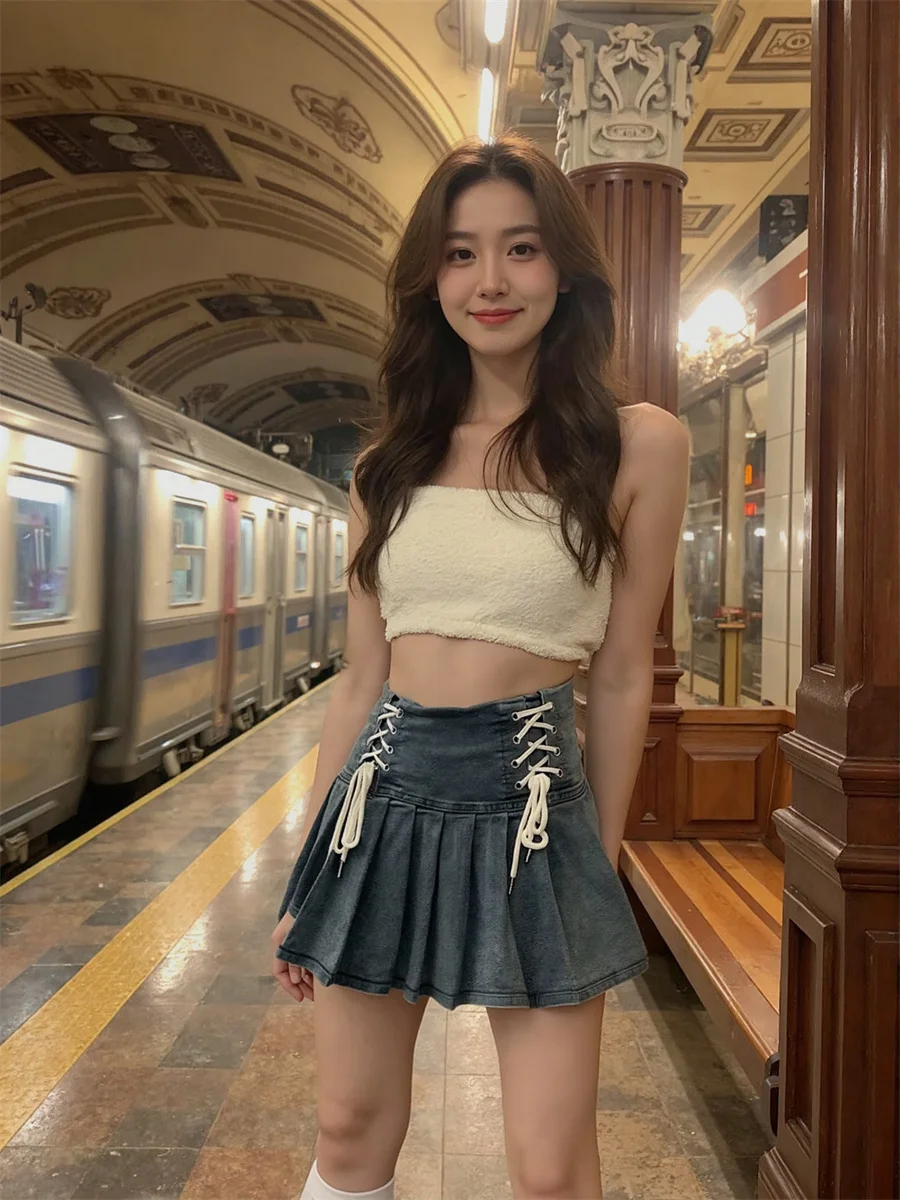 Plissierte Miniröcke für Damen, künstlerisch, Boho-Fransen, einzigartig, fließend, Festival, Urlaub, Falten, geschichtet, Patchwork, Neuheit, Elastizität