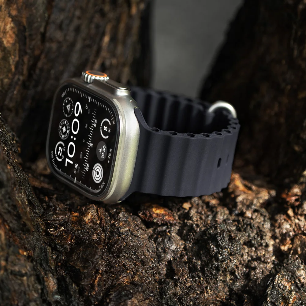 

Ремешки для Apple Watch Band 49 мм, 41 мм, 42 мм, 38 мм, 44 мм, 40 мм, 45 мм, 46 мм, океанский браслет correa iWatch series se 8 Ultra 2 7 6 3 9 10