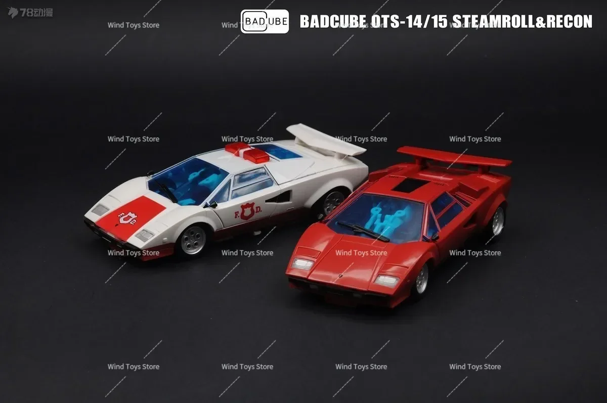 Badcube BC FIGURA DE ACCIÓN TRANSFORMABLE SIDESWIPE OTS-15, Red Alert, con Caja, Envío en 24 Horas después de comprar