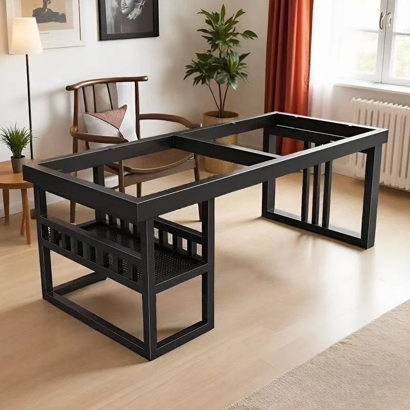 Rock slab table legs bracket Large slab table desk feet Coffee table rack