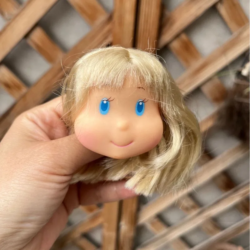 

1/12 Cute Strawberry Girl Doll's Head Accessories Play House Toy for Children Girl Gift