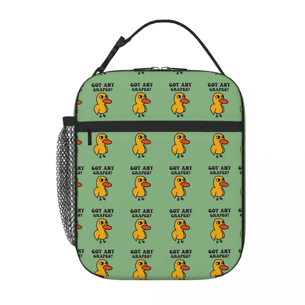 

Got Any Grapes - The Duck Song Lunch Bags Insulated Bento Box Portable Lunch Tote Resuable Picnic Bags Cooler Thermal Bag Woman