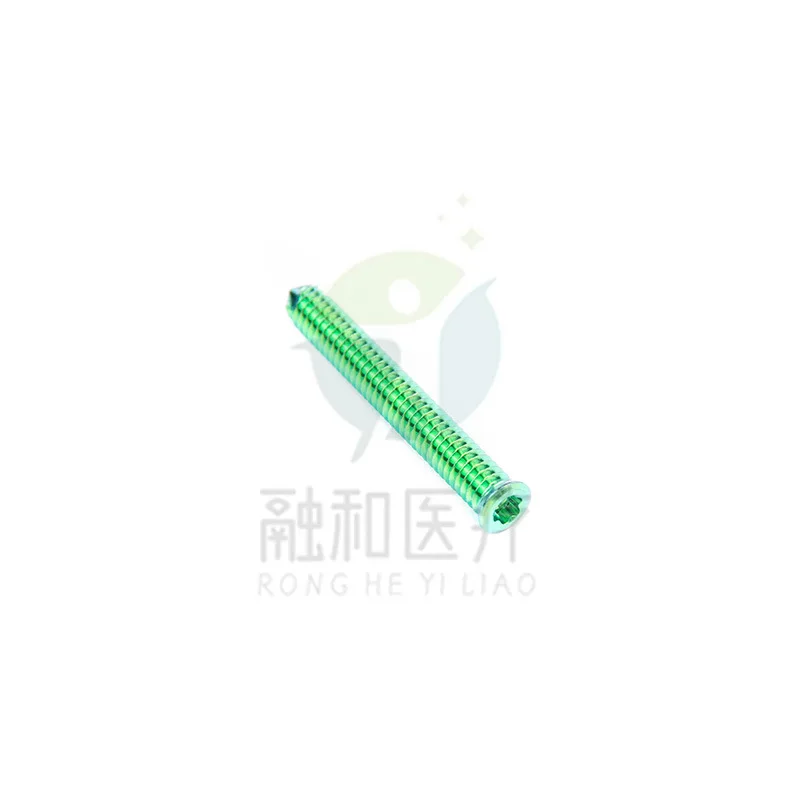 10Pcs Titanium Alloy Locking Bone Screws with Star Drive Head for Pet Orthopedic Surgery