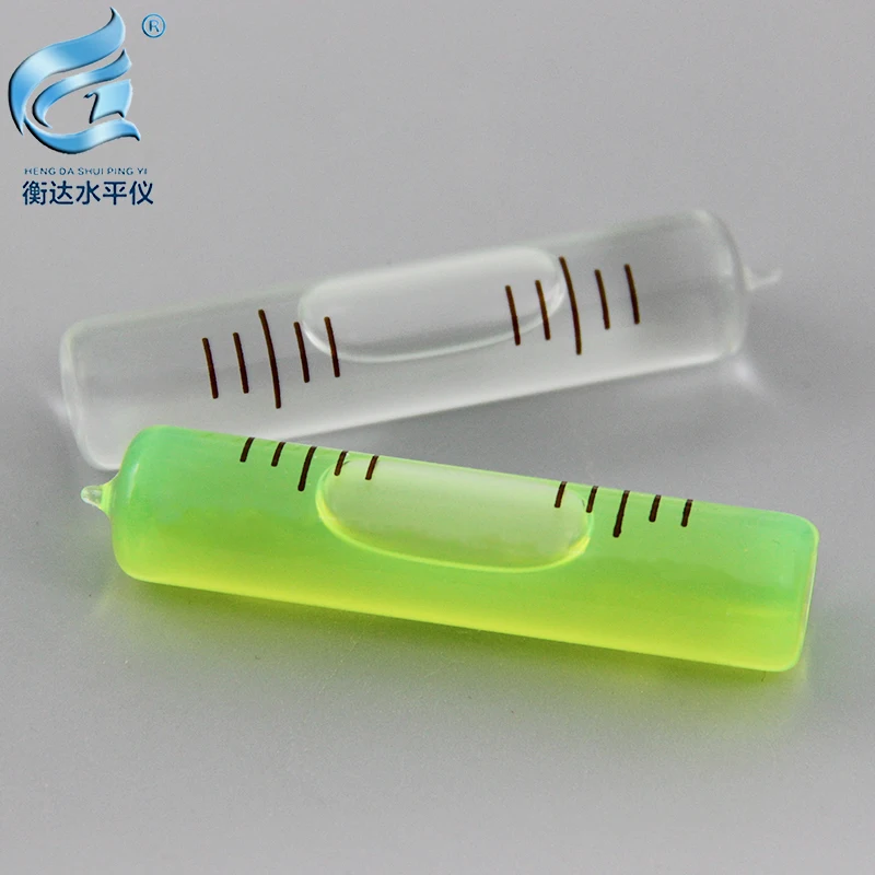 All glass tube spirit level level bubble high precision level bubble mini small level bubble portable level bead