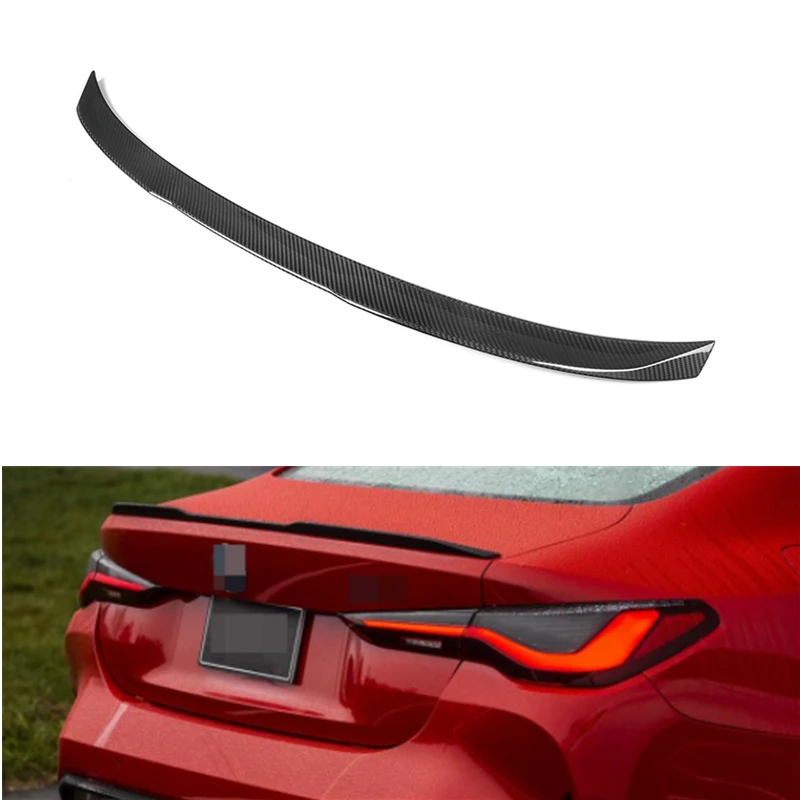 Dry Carbon Fiber Spoiler Wings For BMW M4 G82 G83 2-Door M Style Rear Spoiler 2021+ car accessories