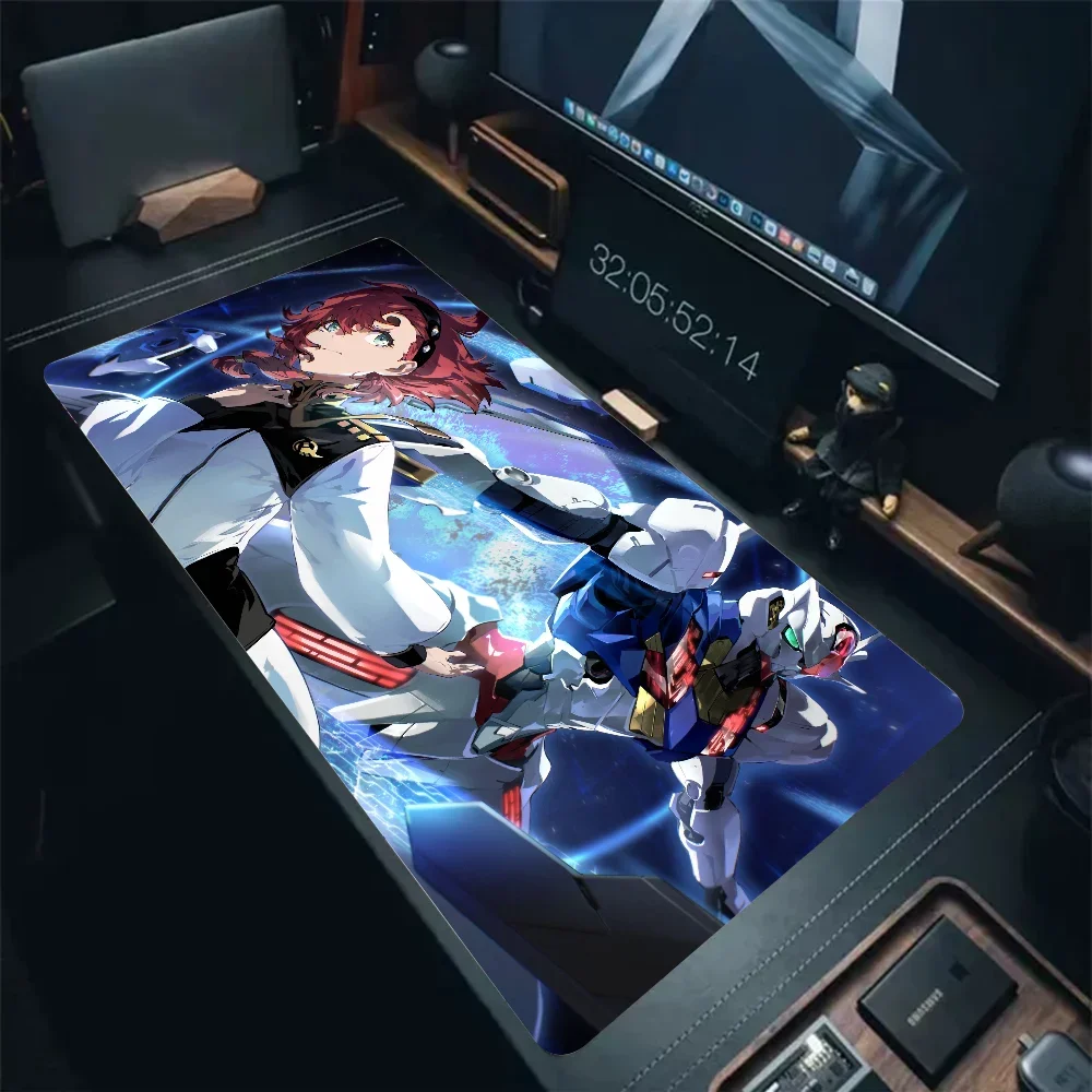 1pc Mobile Suit Gundam THE WITCH FROM MERCURY Floor Mat Mouse Mat Desk Mat With Pad Gaming Accessories Prime Gaming XXL