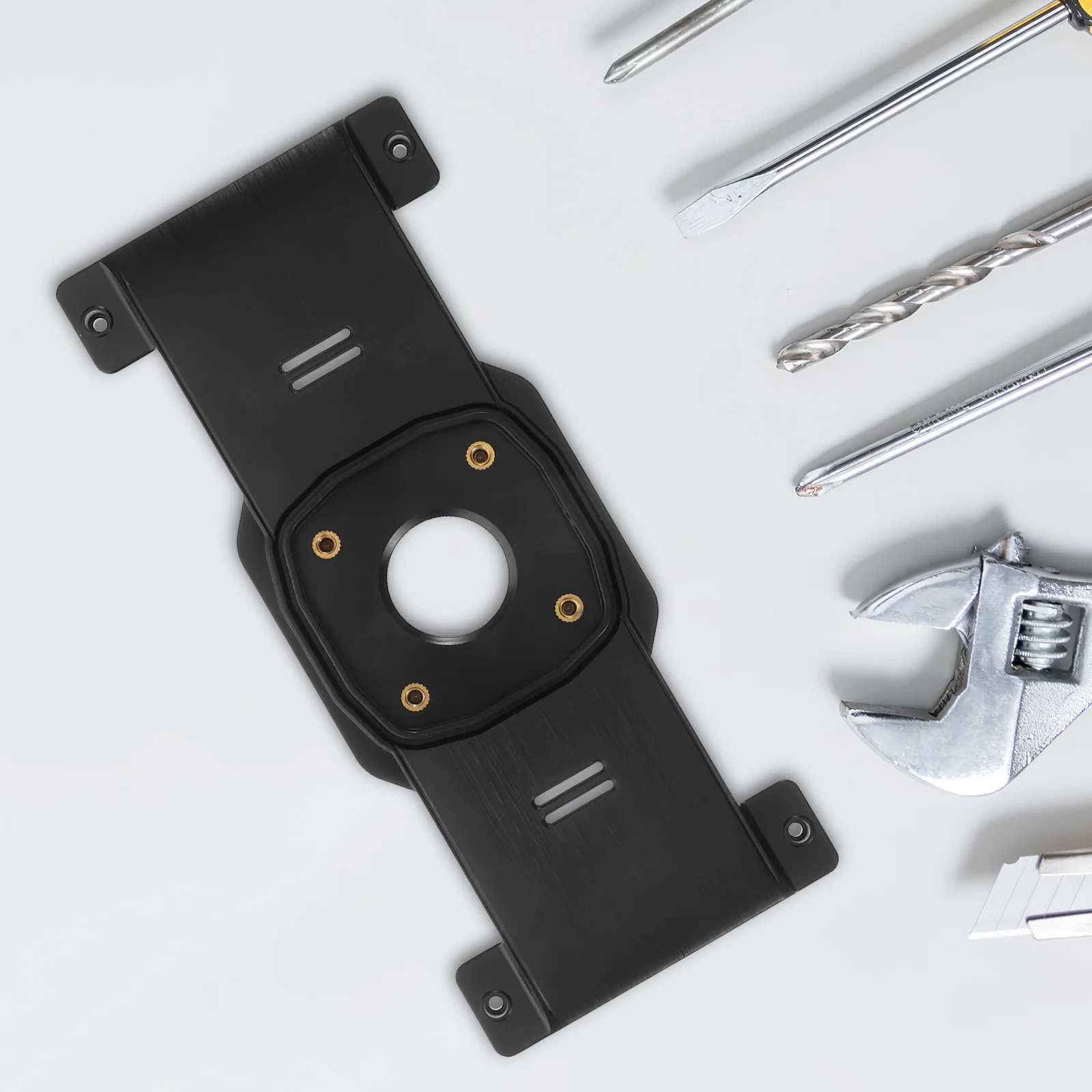 

Rearview Mirror Backplate for Dash Cam Secure Mounting Plate Sturdy Plastic Car Camera Attachment Bracket Base Interior