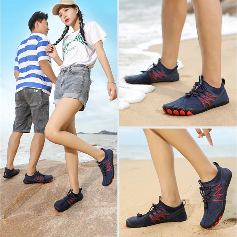 2023 New Barefoot Shoes Men Women Water Sports Outdoor Beach Aqua Shoes Swimming Quick Dry Training Gym Wearproof Beach Sneakers