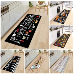 Kitchen Floor Mats Entrance Doormat Hallway Rug Bedroom Living Room Flannel Carpet Memory Foam Rugs Bedroom Decoration