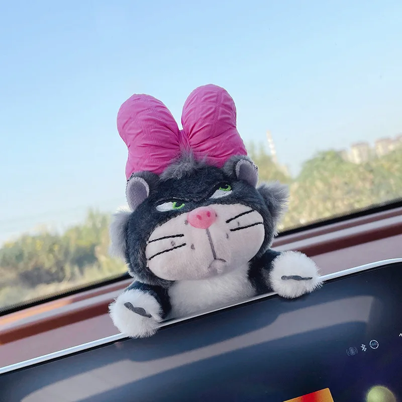 Nieuwe driekleurige autogordel schouderstuk schattige kat pop op een voertuig gemonteerde cartoon veiligheidsgordel decoratie universele auto-accessoires